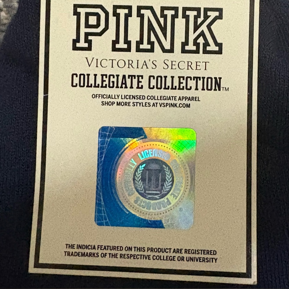 PINK Victoria's Secret Penn State Zip-Up SZ M ~ NEW - Picture 11 of 12